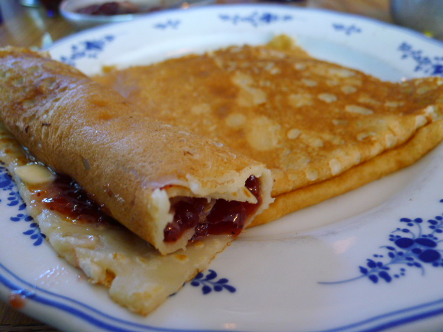 Swedish Pancakes And Lingonberry Jam World Plates